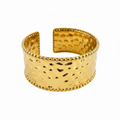 Pulsera Ancha Texturizada