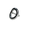 Anillo Plateado Óvalo
