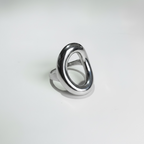 Anillo Plateado Óvalo