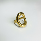 Anillo Dorado Óvalo