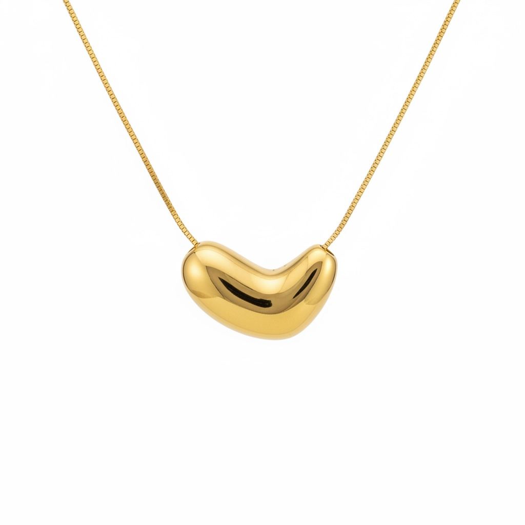 Collar Corazón Asimétrico
