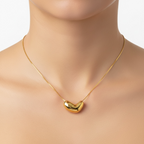 Collar Corazón Asimétrico
