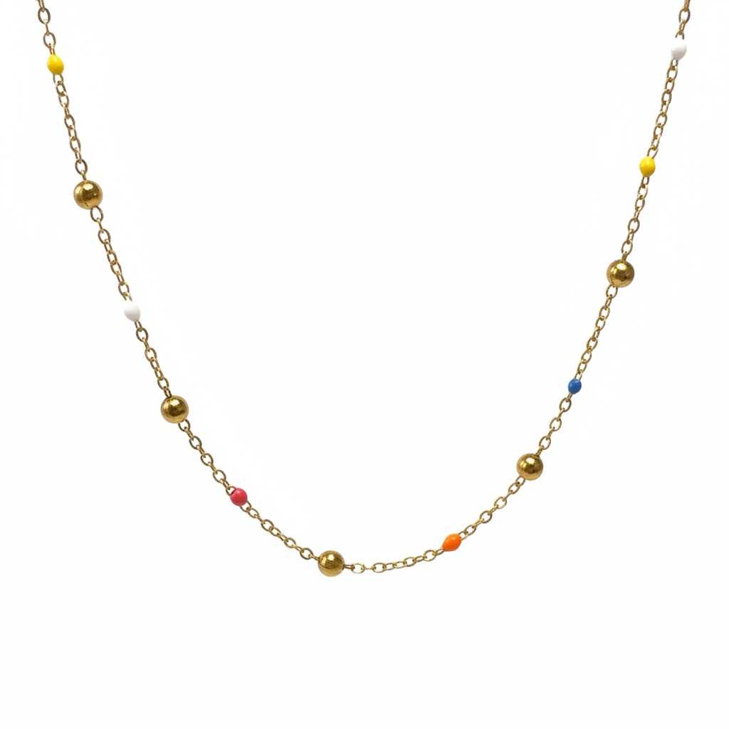 Collar Piedras de Colores