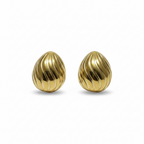 Aretes Gota con Relieve
