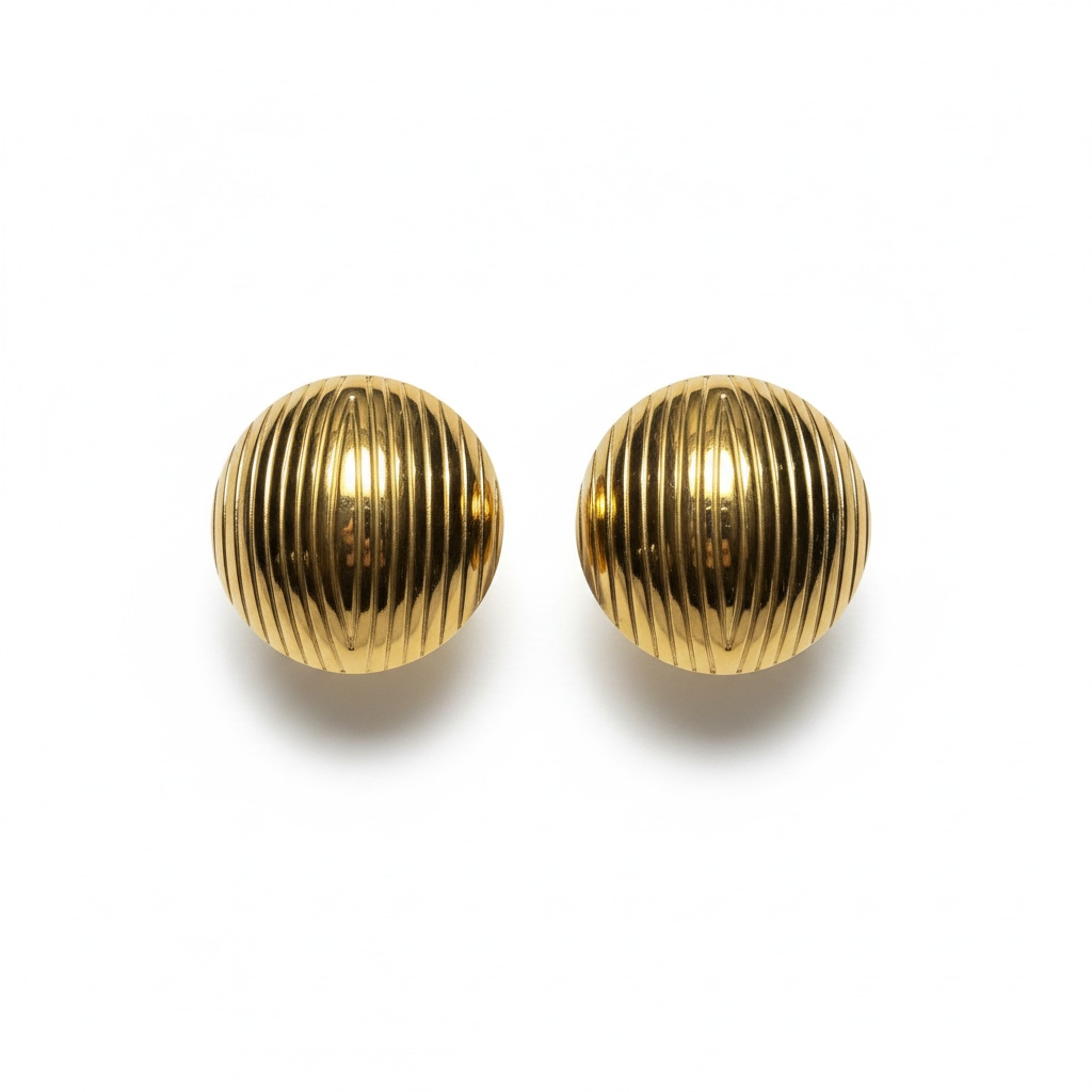Aretes Circulares con Relieve