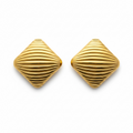 Aretes Rombo con Relieve