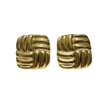 Aretes Cuadrados con Relieve