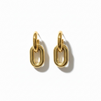 Arete Aro Colgante Dorado