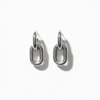Arete Aro Colgante Plateado