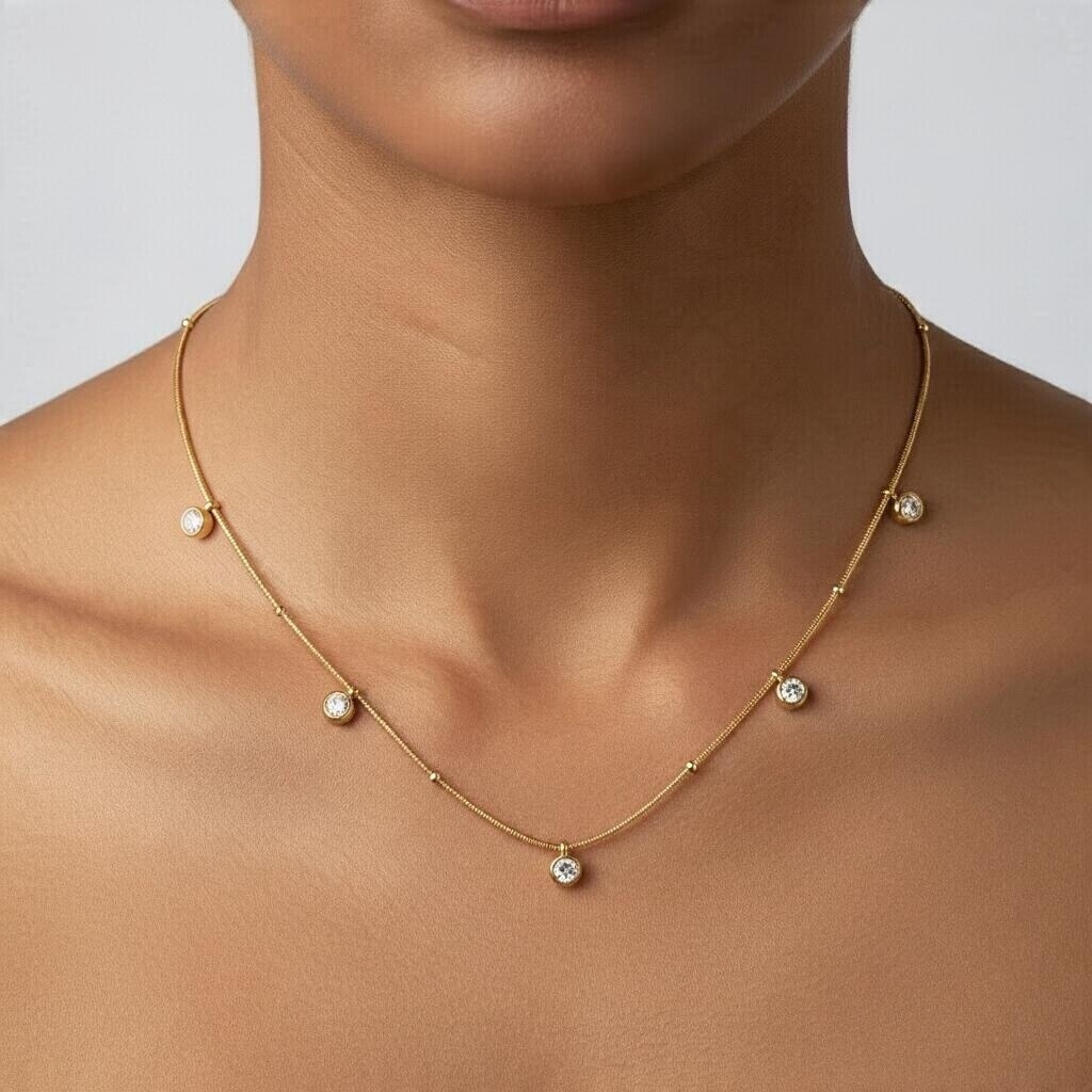 Collar Piedras Brillantes